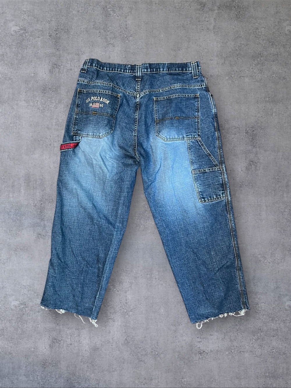 Vintage 2000s y2k U.S. Polo Assn Baggy Sz 40x30 Denim Jeans
